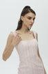 ELEGANT LACE PENCIL MIDI DRESS
